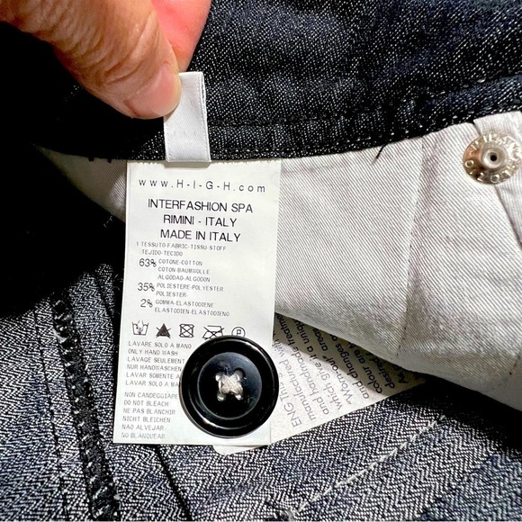 NWT HIGH-EVERYDAY COUTURE High Use Savvy Dark Blue Jeans, Size 26 - Picture 4 of 16